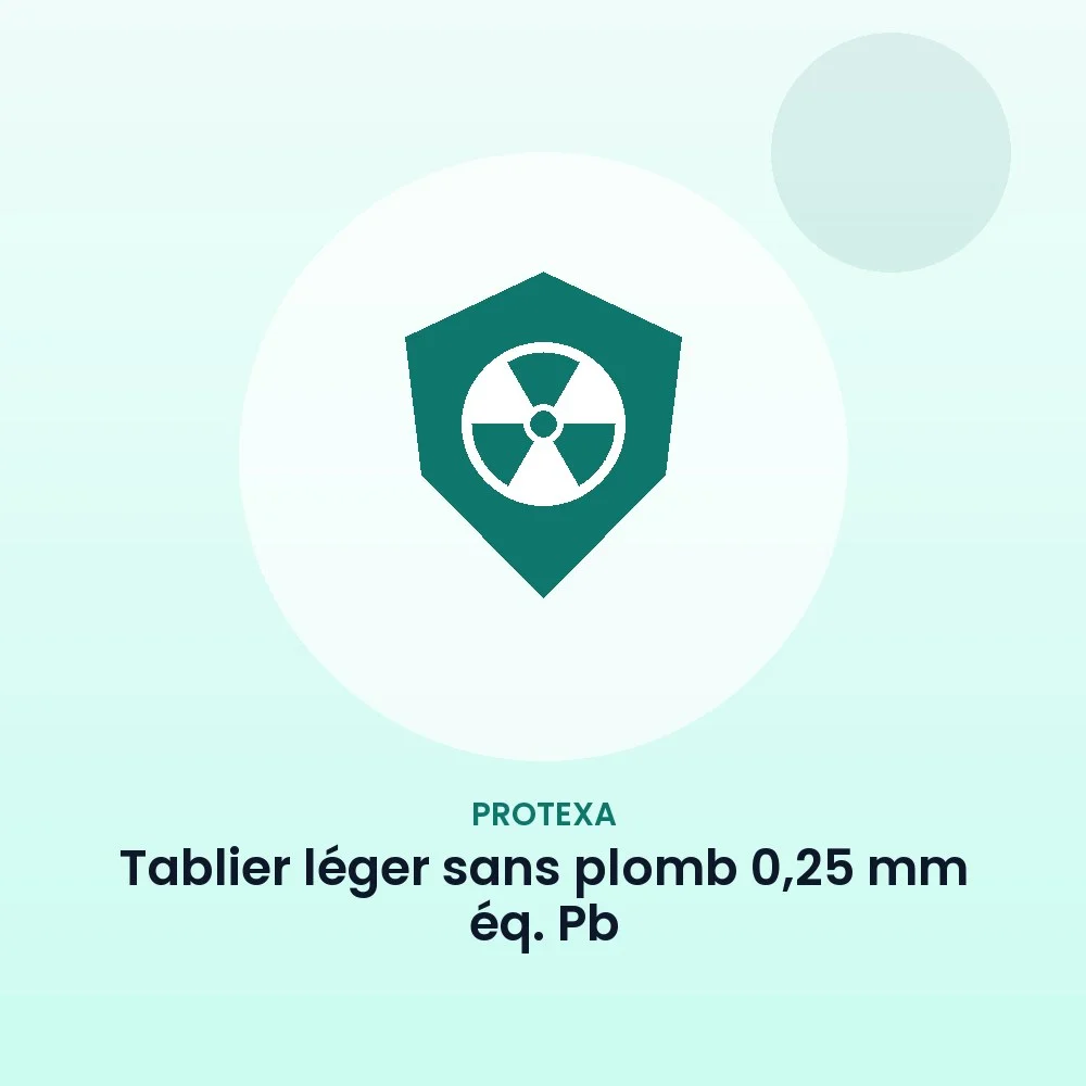 Tablier léger sans plomb 0,25 mm éq. Pb