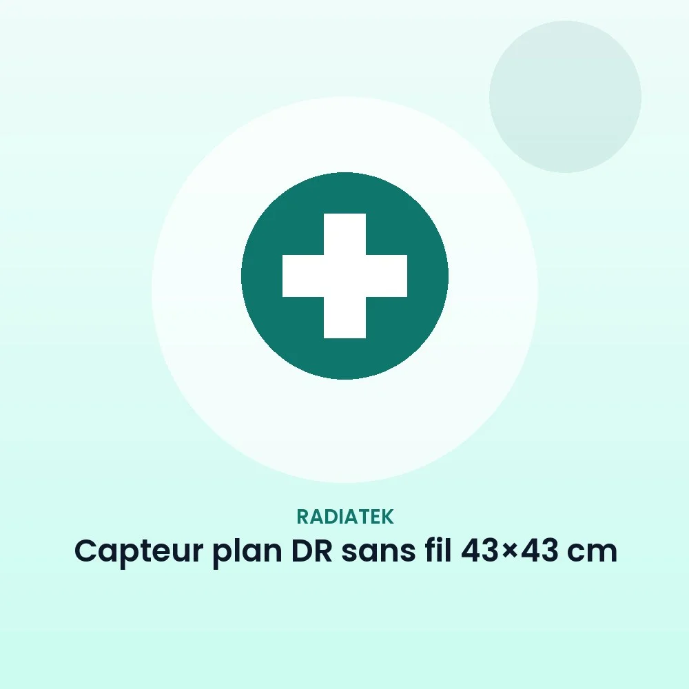 Capteur plan DR sans fil 43×43 cm
