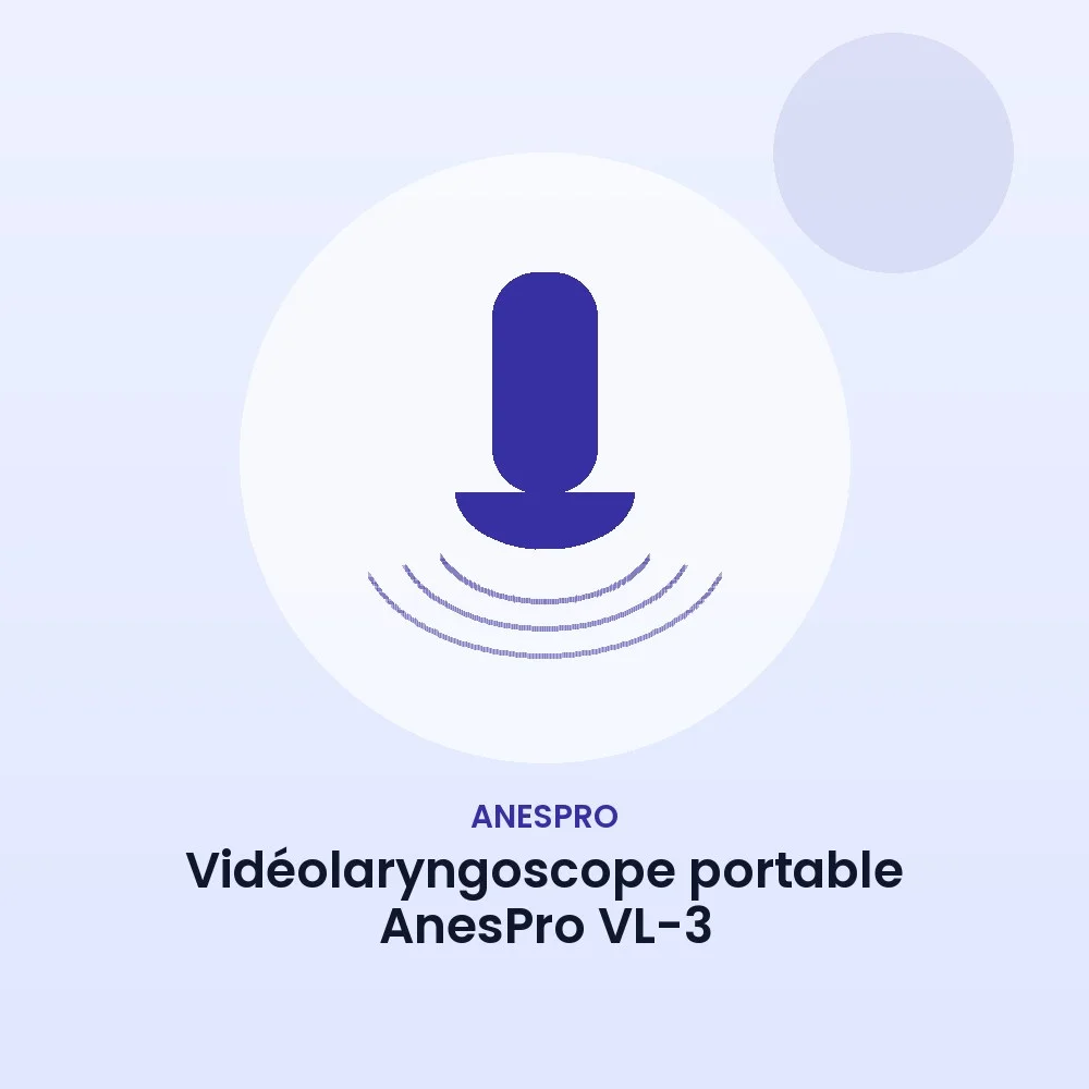 Vidéolaryngoscope portable AnesPro VL-3