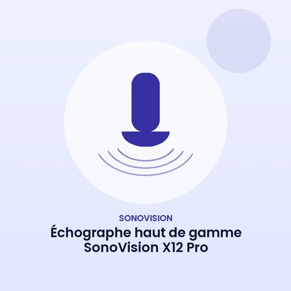 Échographe haut de gamme SonoVision X12 Pro